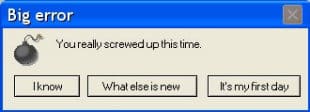 Unexpected Error?