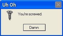 Screwed - Computer Error
