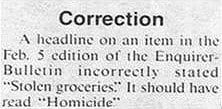 Correction