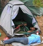 Sleep with your bike