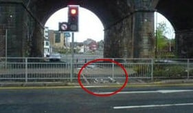 Cycle route peters out