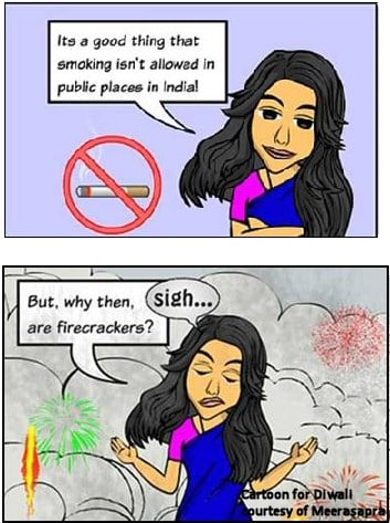 Funny Dwali Cartoon