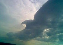 Eagle in the Clouds