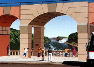 Street wall painting