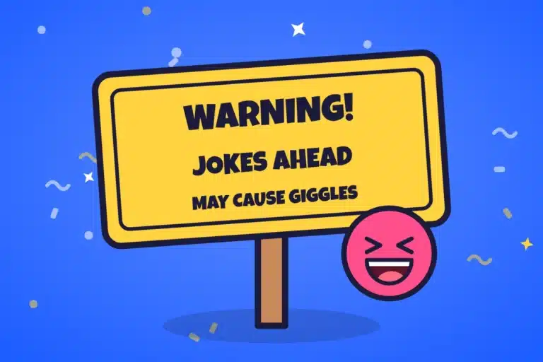 Warning sign: jokes ahead, may cause giggles - funny signs