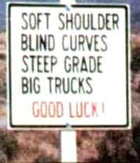 Funny Picture - Good luck bends to grand canyon
