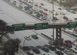 Picture of hailstorm in Sydney