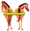 Railway gauge - horses arse