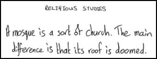 Religious schoolboy howlers