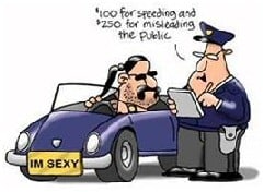 Funny Police Speed Gun