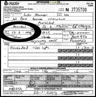 INFRINGEMENT NOTICE N3735700