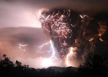 Lightning Strike Sparks Forest Fire