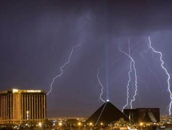 Lightning in Nevada