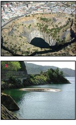 Man made holes