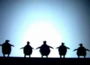 Dancers Mime Penguin