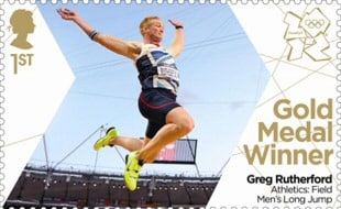 Olympic Stamps London 2012 Long Jump