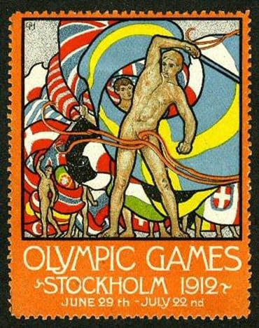 Olympic Stamps Stockholm 1912