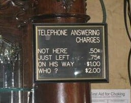 Phone excuses