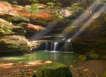 Photo of sun's rays