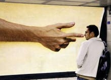 Pointing the finger