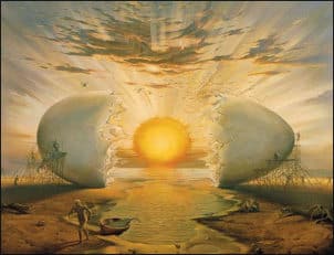 Salvador Dali Style free powerpoint presentation