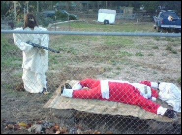Jesus Shoots Santa