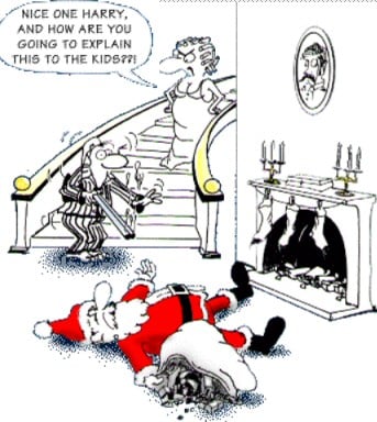 Santa Claus shot