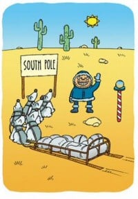 Global Warming at the South Pole