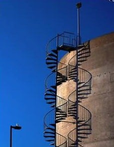 Spiral Staircase with shadow