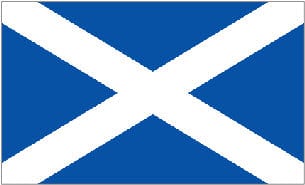 St Andrew's Flag - dark blue