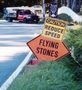 Stone lorry