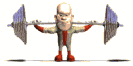 Strongman, in the Circus squeezed the juice from an orange between his hands.