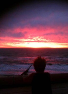 Sunrise over Southwold