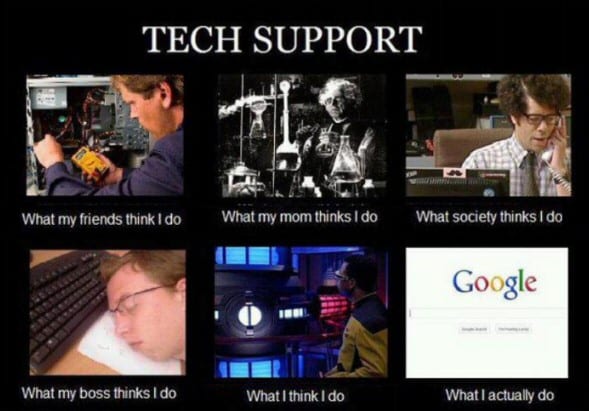 Tech support Story board