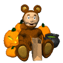 Pumpkin Teddy Bear