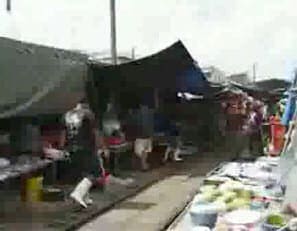 Market on Bangkok station