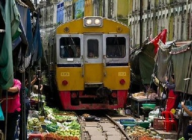 Funny train station