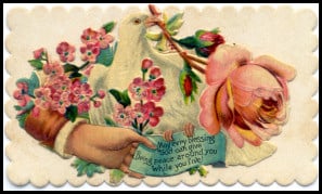 Clean Valentines day card