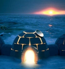 Sunrise at the North Pole