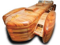 Wooden Vehicles Free PowerPoint Presentation