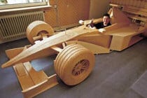 Wooden F1 Car