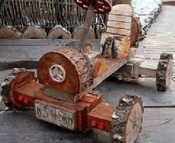 Wooden Mercedes