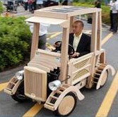 Electric Wooden Car